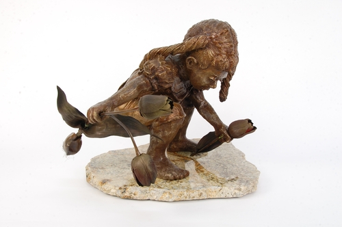 PICKING TULIPS by cynthia markle