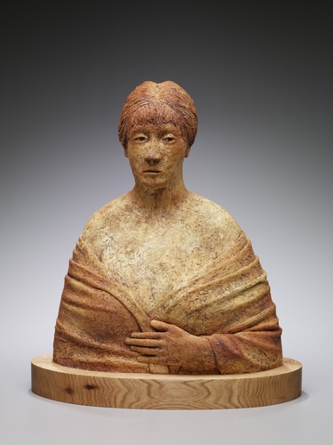 WOMAN WITH A SHAWL by norman holen