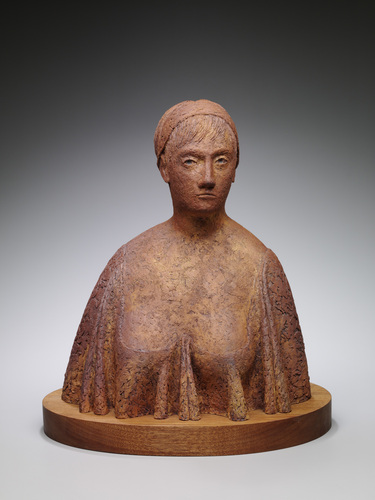 WOMAN WITH A HEADBAND by norman holen