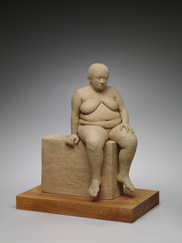 PAULA SEATED  by norman holen