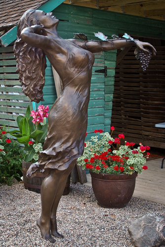GODDESS OF THE GRAPES by deb zeller