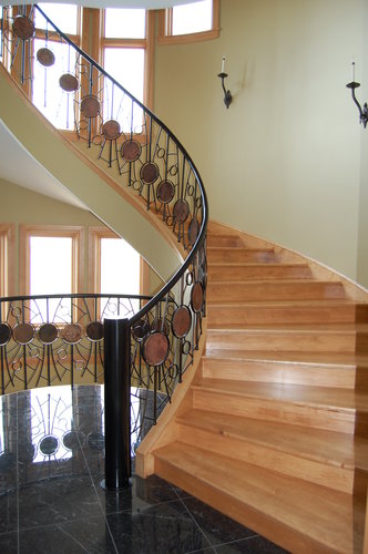 CIRCLES RAILING by dwight mickelson