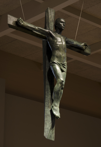 BRONZE CRUCIFIX by alec smith
