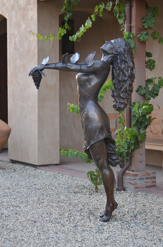 GODDESS OF THE GRAPES by deb zeller